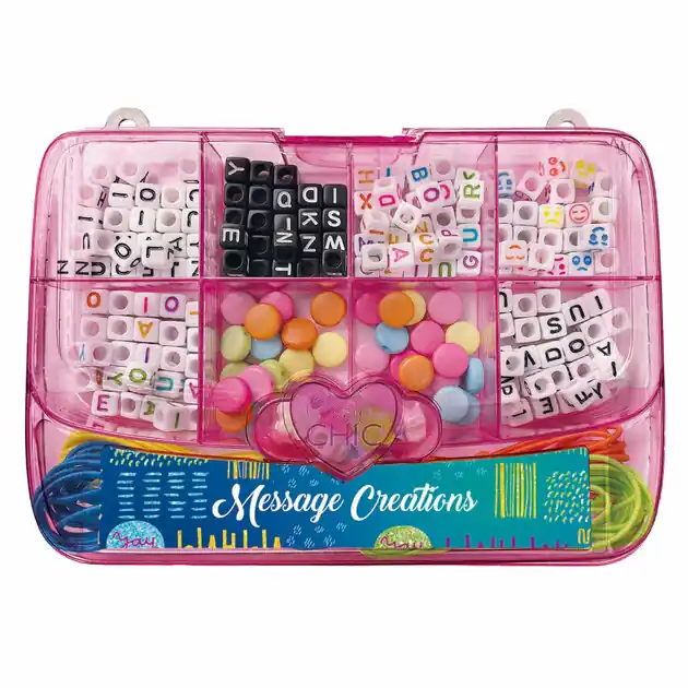 Clementoni Crazy Chic Sieraden Maken Kralenset in Opbergbox Roze Weekendaanbieding