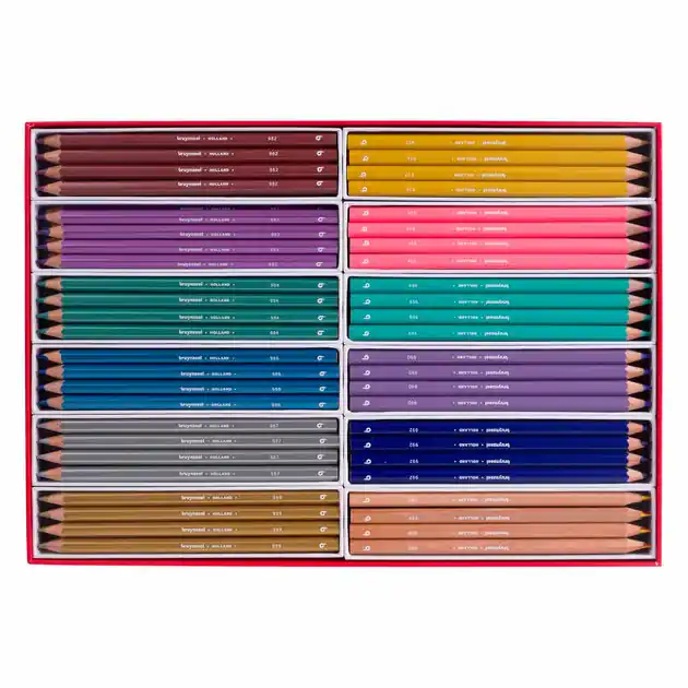 Korting Bruynzeel Mega Kleurpotlodenset metallic & Trendkleuren