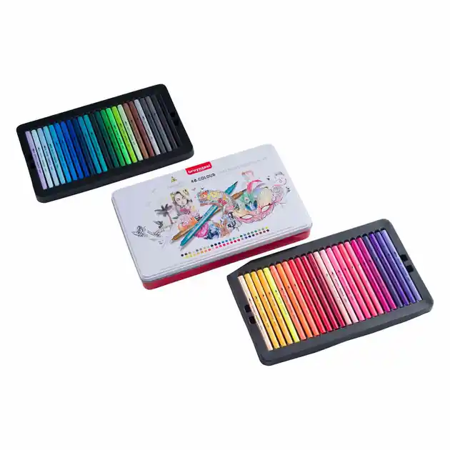 Bestseller Bruynzeel Creatives Fineliner Brushpen Set 48 Kleuren