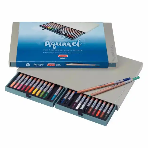 Bruynzeel Aquarelpotloden Box 24 Gereduceerde Prijs