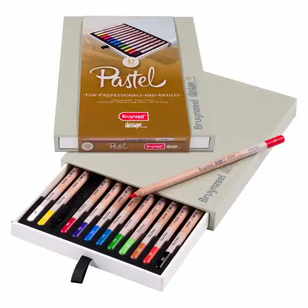 Bestseller Bruynzeel Design Pastelpotlood Box, 12 Kleuren