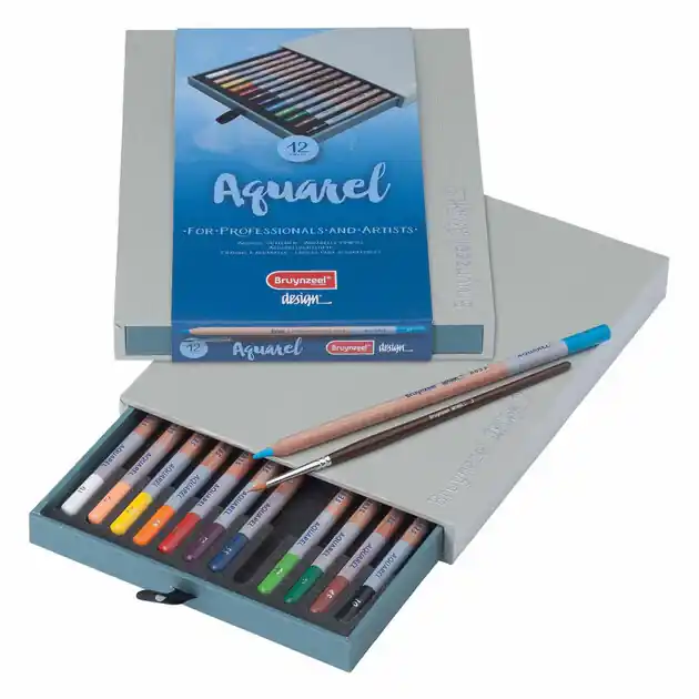 Bruynzeel Aquarelpotloden Box 12 Weekendaanbieding