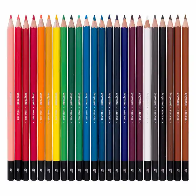 Premium Bruynzeel Kleurpotloden Blik, 24 Kleuren