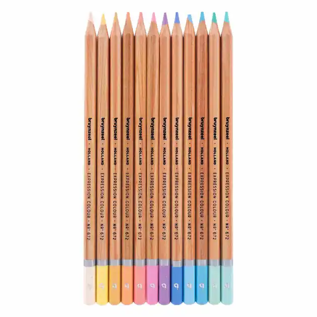 Bruynzeel Expression Kleurpotloden Pasteltinten Blik 12 Shop Nu