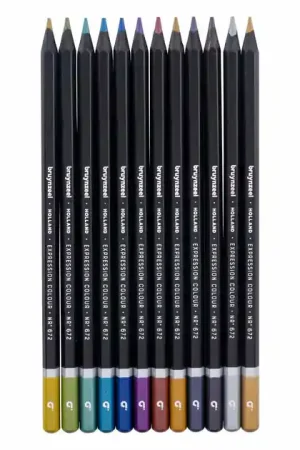 Bruynzeel Expression Kleurpotloden metallic Tinten Blik 12 Beperkt Aanbod