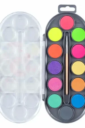 Bruynzeel Kids Waterverf Set Van 12 metallic & Neon Kleuren Shop Nu