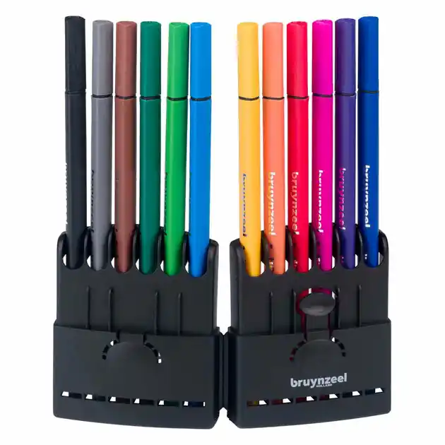 Rechtstreeks Van De Fabrikant Bruynzeel Fineliner Etui 12