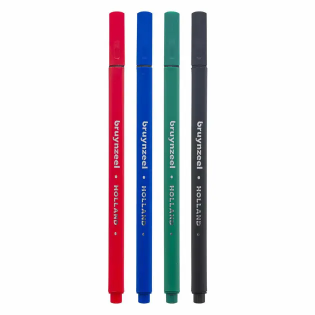 Laatste Versie Bruynzeel Fineliner Set 4 Kleuren