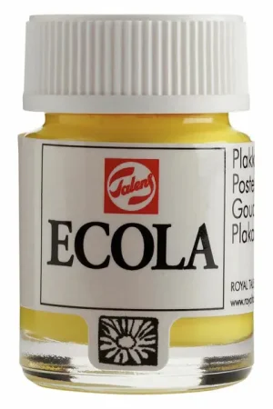 Actieprijs Ecola Plakkaatverf Fles 16ml Citroengeel (Primair) 205