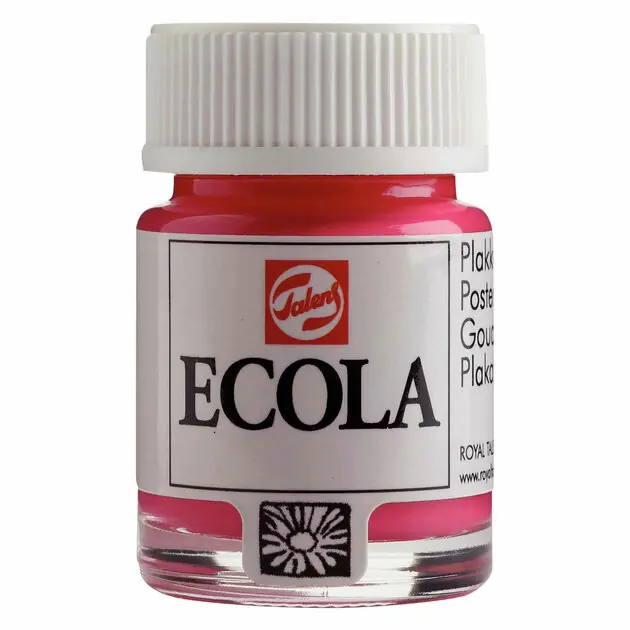 Ecola Plakkaatverf Fles 16ml Tyrischroze 359 Seizoensaanbieding