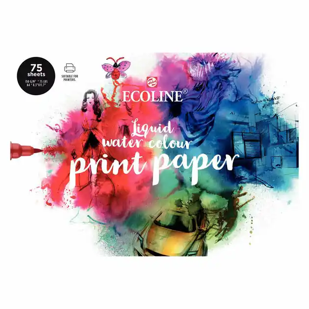 Ecoline Printerpapier, 21x29,7cm (A4), 150 G/M, 75Vel Direct Verzonden