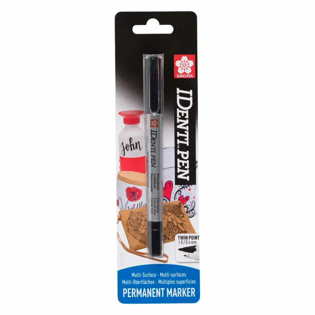 Sakura Identi Pen Blisterkaart Zwart 1 Stuk Beperkt Aanbod