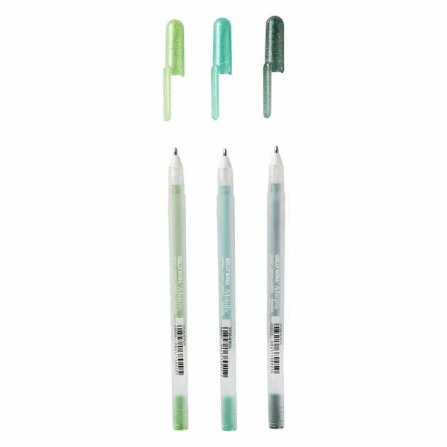 Veilige Betaling Sakura Gelly Roll metallic Set 3 Gelpennen Forest