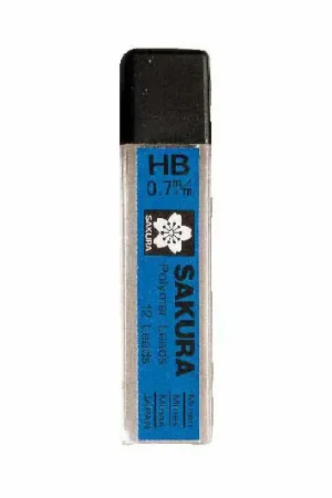 Hoge Kwaliteit Sakura Vulpotlood Vulling 0.7 Mm Hb Polymeer Vullingen