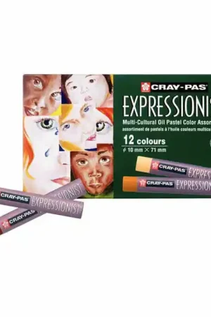 Express Levering Sakura Cray-Pas Expressionist Set 12 Oliepastels Multicult.