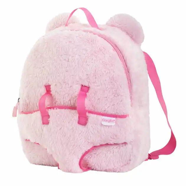 Hoge Kwaliteit Corolle Roze Pluche Poppen Draagrugzak, 30cm