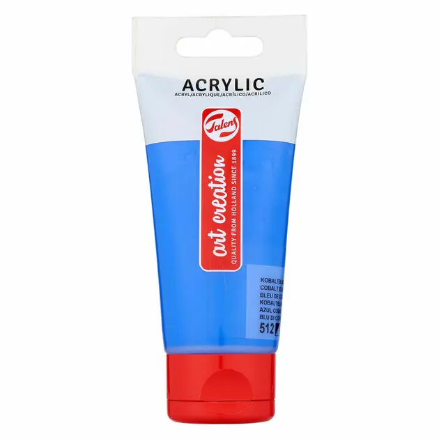 Goedkoop Talens Art Creation Acrylverf Tube 75ml Kobaltblauw 512