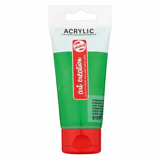 Nu Kopen Talens Art Creation Acrylverf Tube 75ml Permanentgroenlicht