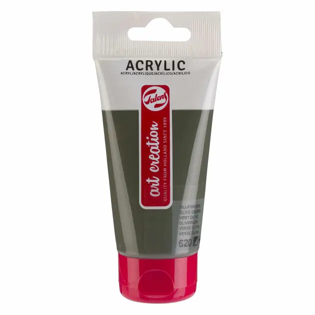 Koop Online Talens Art Creation Acrylverf Tube 75ml Olijfgroen 620