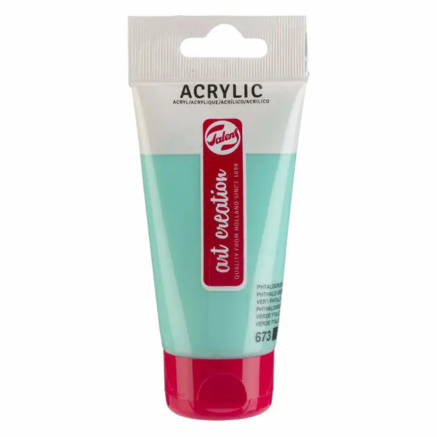 Talens Art Creation Acrylverf Tube 75ml Phtalogroen Licht Laatste Versie