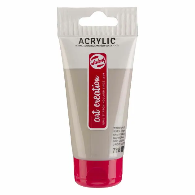 Laatste Versie Talens Art Creation Acrylverf Tube 75ml Warmgrijs 718