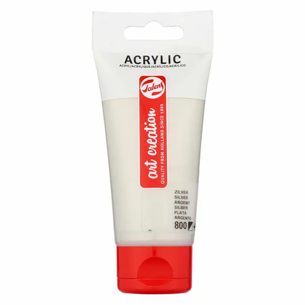 Talens Art Creation Acrylverf Tube 75ml Zilver 800 Premium