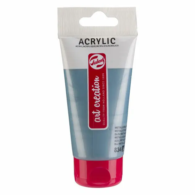 Betaalbaar Talens Art Creation Acrylverf Tube 75ml metallicblauw 834