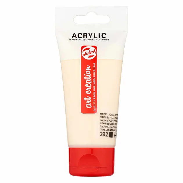 Laatste Versie Talens Art Creation Acrylverf Tube 75ml Napelsgeel Rd Licht