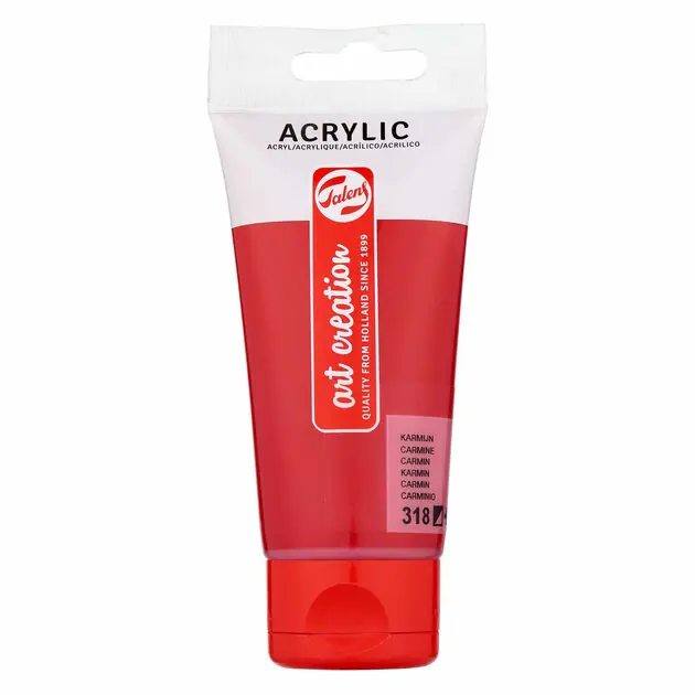 Koop Online Talens Art Creation Acrylverf Tube 75ml Karmijn 318
