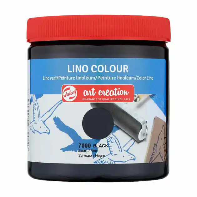 Talens Art Creation Lino Verf Pot 250ml Zwart 7000 Koopje