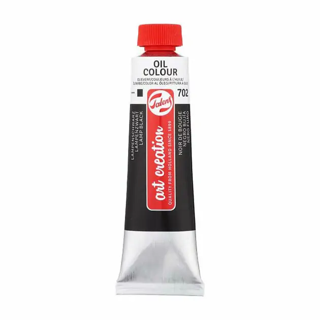 Gratis Retour Talens Art Creation Olieverf Tube 40ml Lampenzwart 702