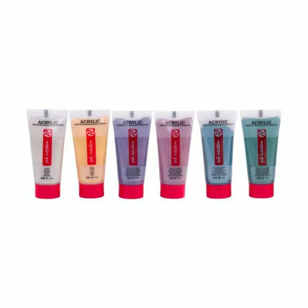 Alleen Vandaag Talens Art Creation Acrylverf Set metallic, 6x12ml