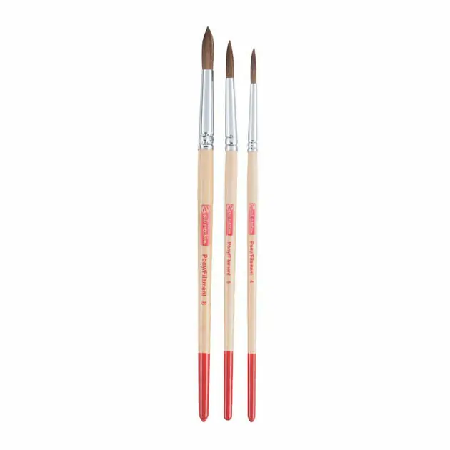 Betrouwbaar Talens Art Creation Aquarelpenselensetv3 Rond Pony/Polyester