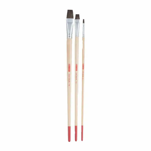 Must-Have Talens Art Creation Olie&Acrylpenselenset V3 Plat Runderhaar