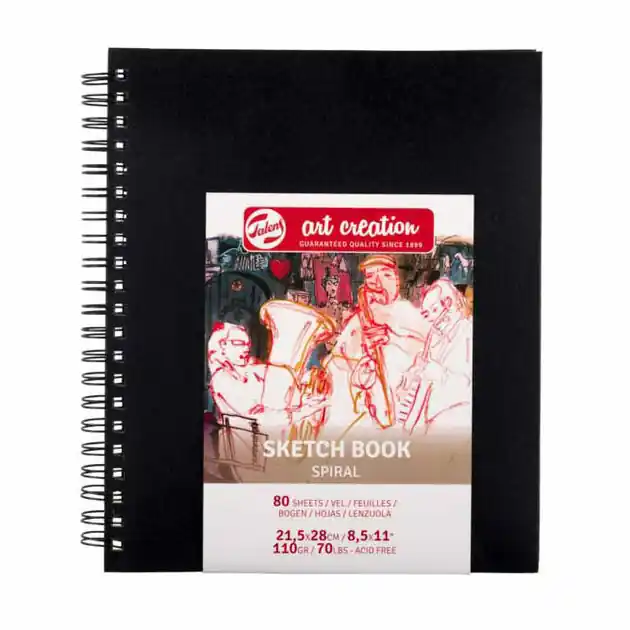 Betrouwbaar Talens Art Creation Schetsboek Spiraal 21.5x28cm 110G 80V