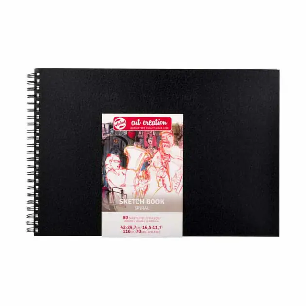 Talens Art Creation Schetsboek Spiraal 29.7x42cm 110G 80V Betrouwbaar