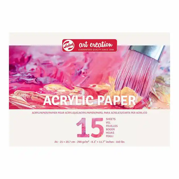 Talens Art Creation Acrylpapier A4 290 G 15 Vellen Voordeelprijs