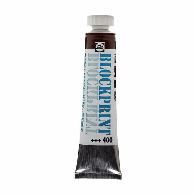 Talens Blockprint Tube 20ml Brown 400 Laatste Versie
