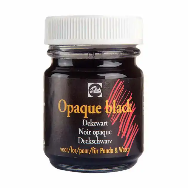 Talens Dekzwart Pot 50ml Beperkte Voorraad