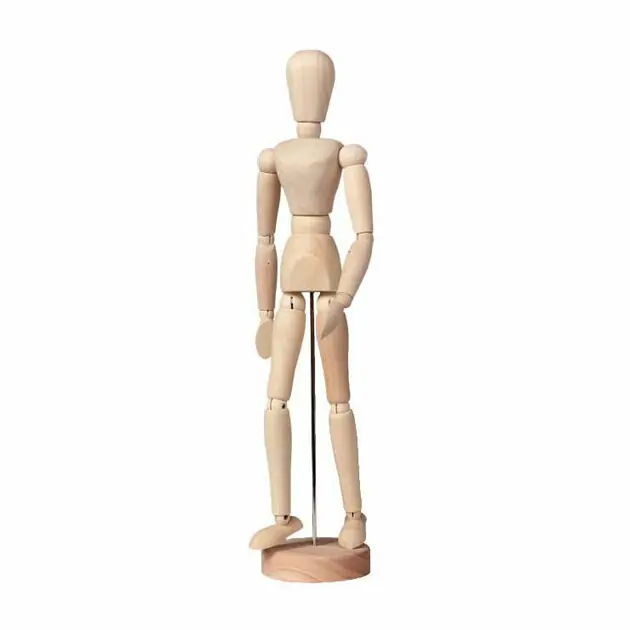 Seizoensaanbieding Talens Ledenpop Man 30cm Blank Hout