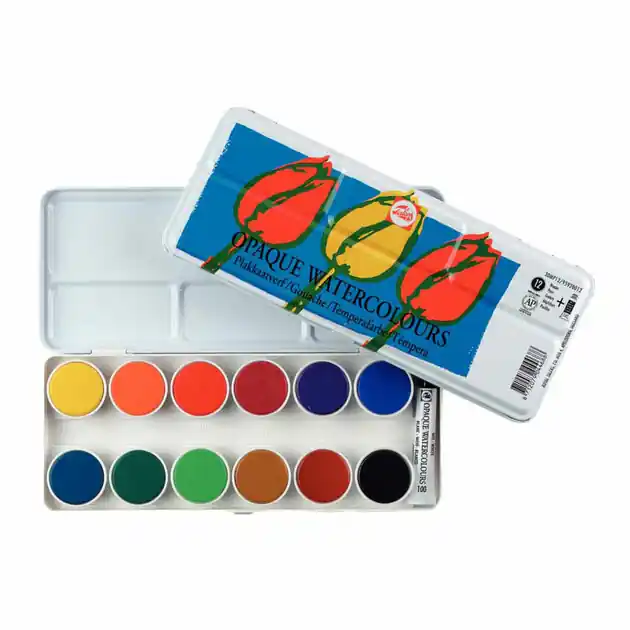 Direct Beschikbaar Talens Dekkende Aquarelverf Set 30Mp12