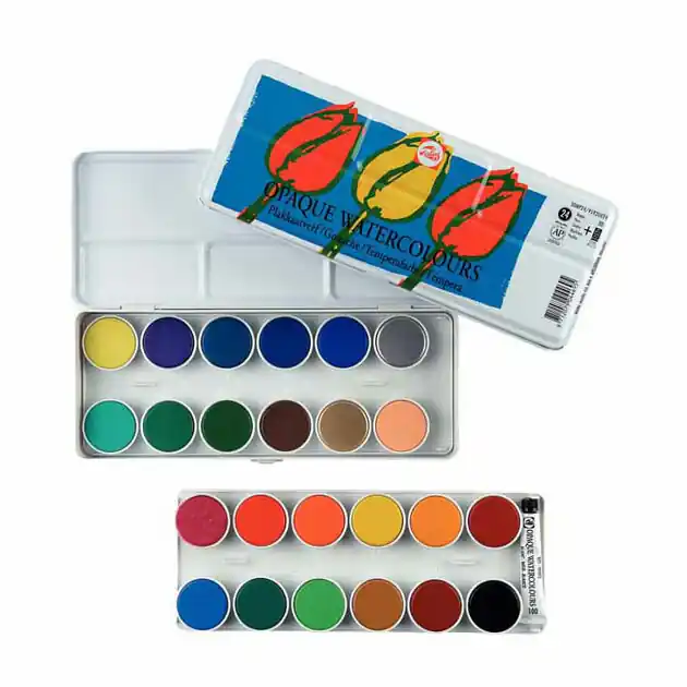 Superprijs Talens Dekkende Aquarelverf Set 30Mp24