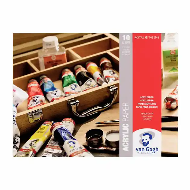 Must-Have Van Gogh Blok met Acrylverfpapier 10V 370G Formaat 24x32cm