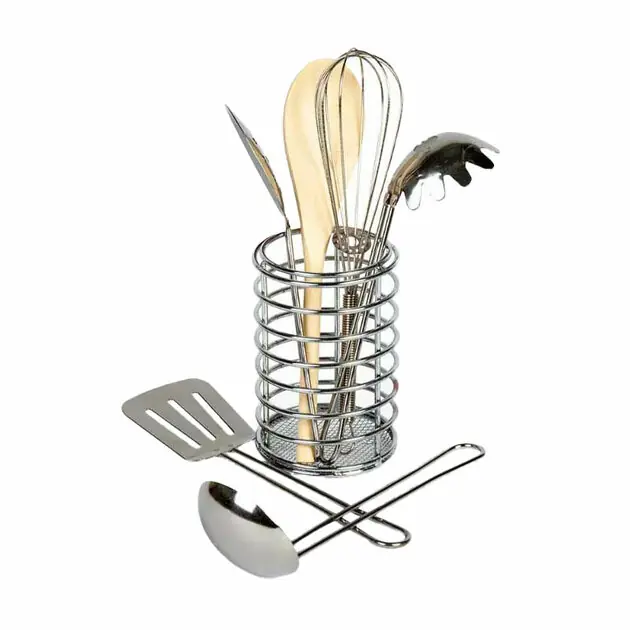 Bigjigs Bestekpotje, 6dlg. Nieuw