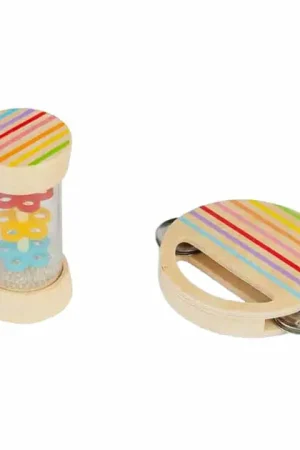 Bigjigs Houten Schud- en Rolset, 2st. Shop Nu