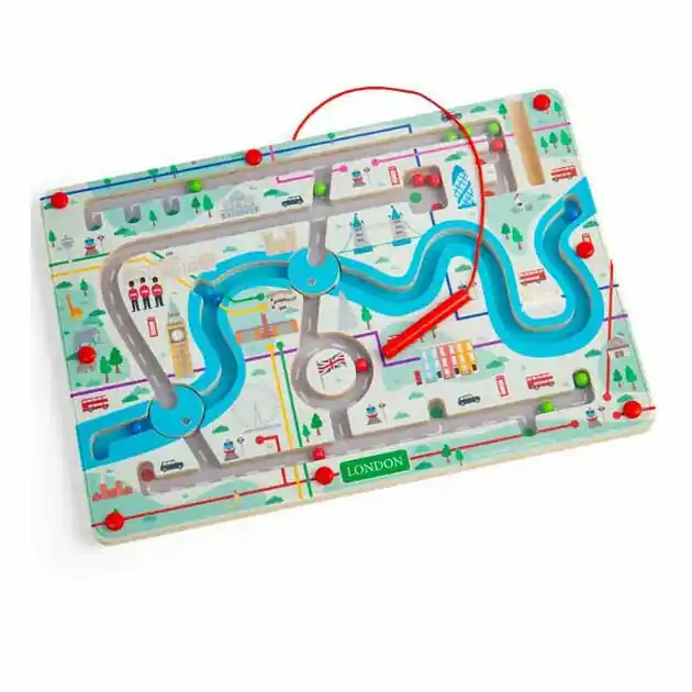 Bigjigs Houten Magnetische Londen Doolhof Flitsaanbieding