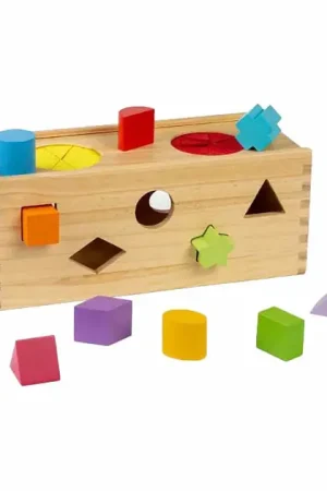 Bigjigs Houten Mystery box Vormenstoof, 10dlg. Bestel Nu