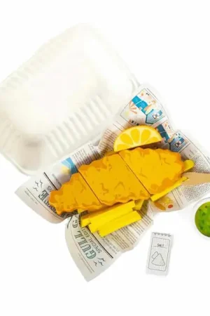 Bigjigs Houten Vis en Friet Speelset, 26dlg. Favoriet