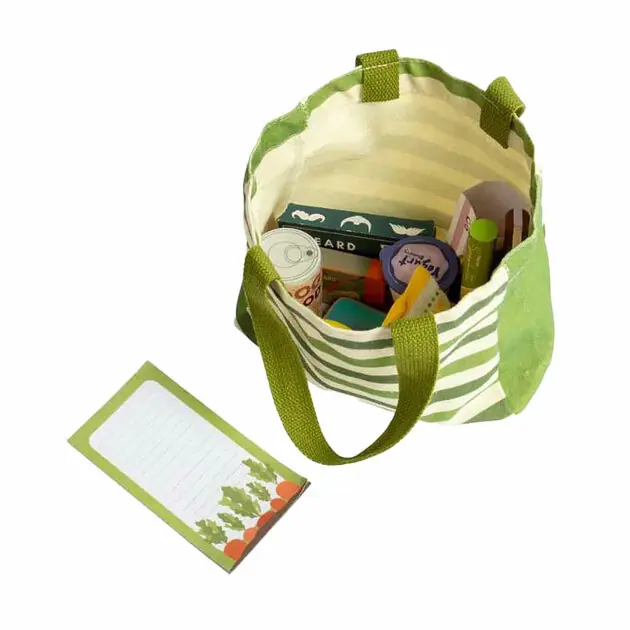Bigjigs Houten Boodschappen Speelset, 17dlg. Tijdelijk Beschikbaar