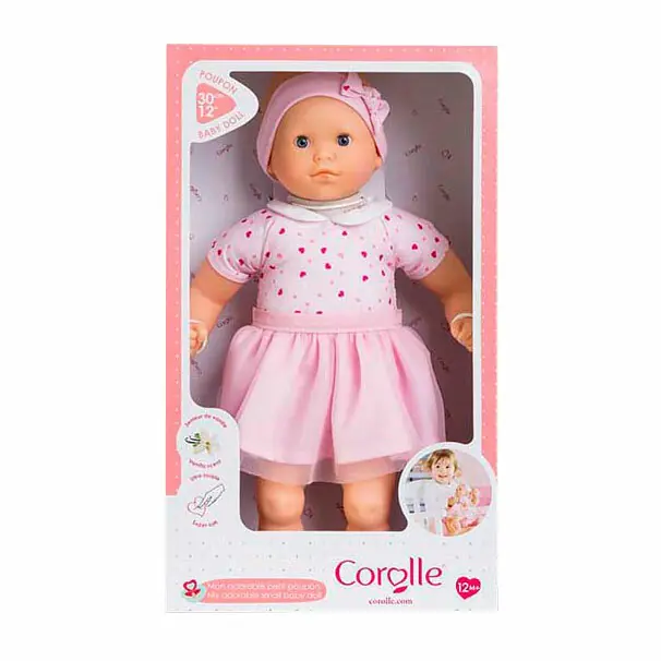 Uitverkoop Corolle Kleine Babypop met Hartjes, 30cm